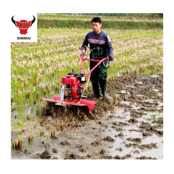 High Safety Level Hand Push Short Model Mini Rotary Tiller for Farming Tools