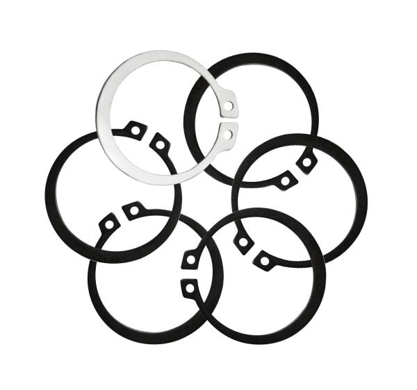 DIN 471 SUS304 / 65Mn Parkerizing Retaining Rings Normal Type For Shafts