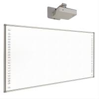 IBoard de infrarrojos Interactivo Tablero blanco Tableros de proyección de barra lateral con conexión USB Opcional con proyector cámara micrófono altavoz para uso secundario de oficina primario