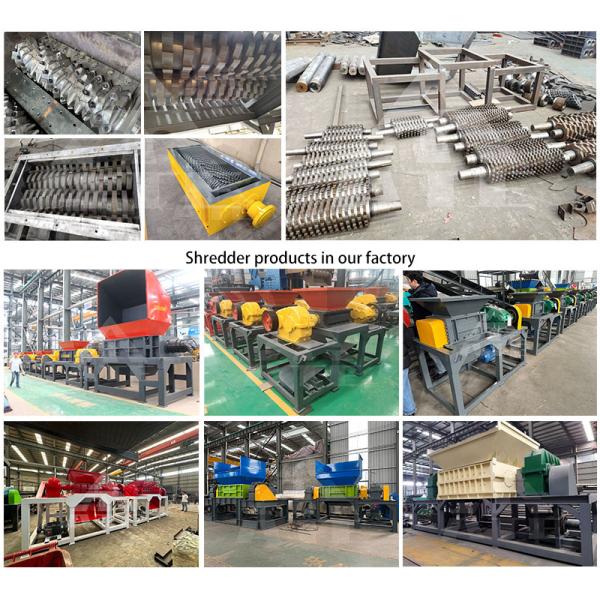 Recycle Waste Plastic PET Shredder for Scrap Wire Metal Shredders