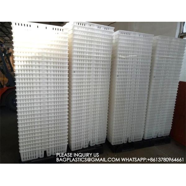 Chicken Cage Turnover Box With Partition Board Chicken Transportation Cage Egg Cage