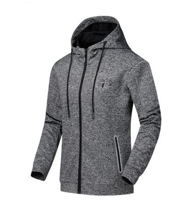 Dos homens longos da luva de Richee do fecho de correr Hoodie atlético dos esportes dos homens do revestimento 230g acima