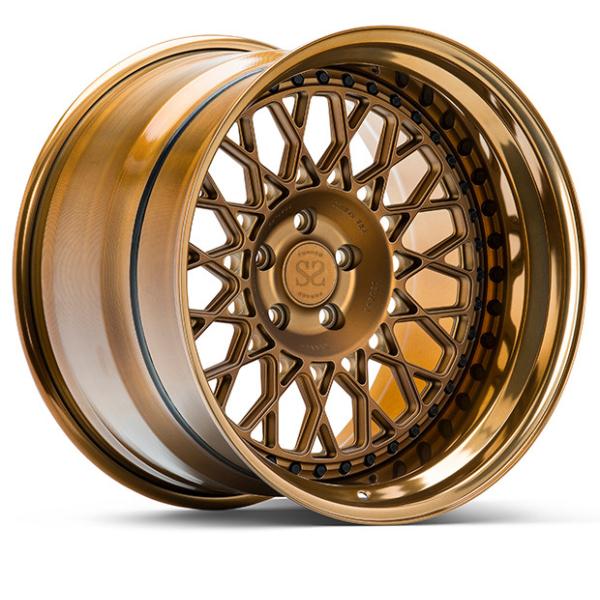 Le luxe 718 de 3 jantes adapté aux besoins du client par morceau en aluminium