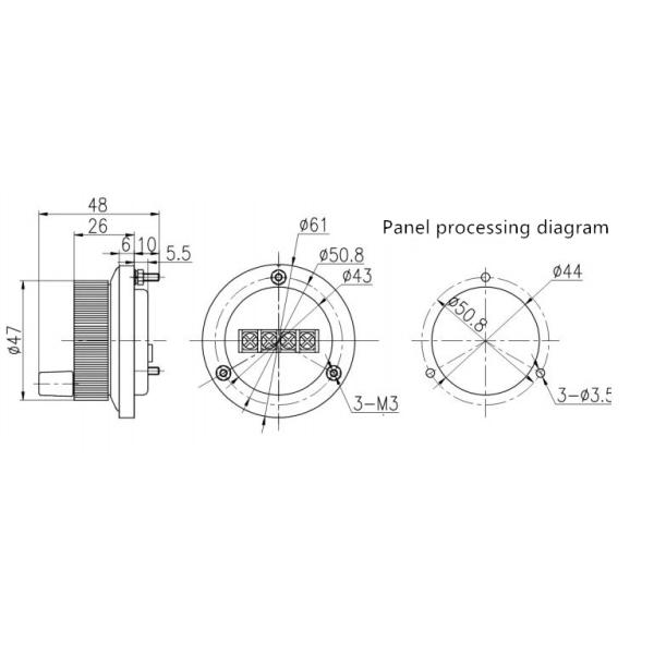 4 колесо руки генератора ИМПа ульс руководства Pin 5V 60mm 80mm