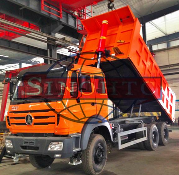 Heavy Duty Beiben Dump Truck , 20 - 30 Ton 6x4 Other Cubic / 20 Cubic Tipper Truck