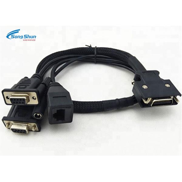 Splitter VGA D SUB Cable SCSI 26P Male-RJ45 Female 2 Ports Home Appliance