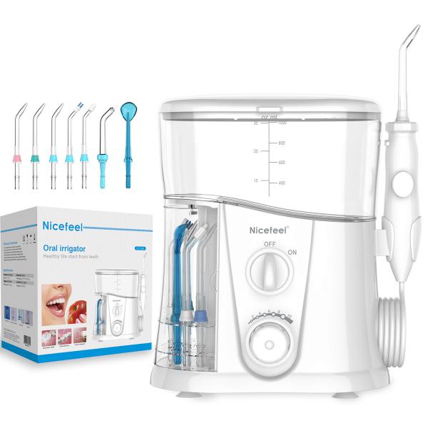 A água branca Flosser do tanque com ABS do produto comestível provê de bocal para o cuidado oral
