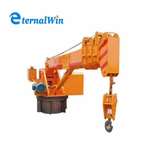 O ABS CCS certificou o crescimento Marine Crane For Fishing Commercial da junta