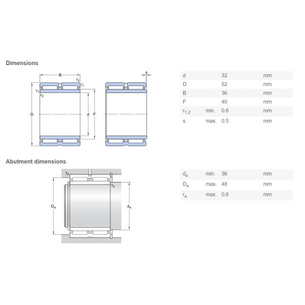 NA69 / 32 GCr15 / AISI52100 / 100Cr6 Needle Roller Bearing For Industrial Sewing Machine