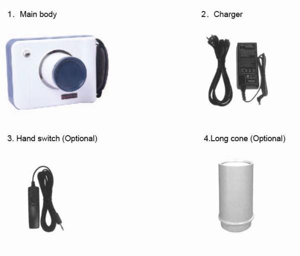 High Frequency Digital Portable Dental X Ray Unit 60kV Tube Voltage With LCD Display