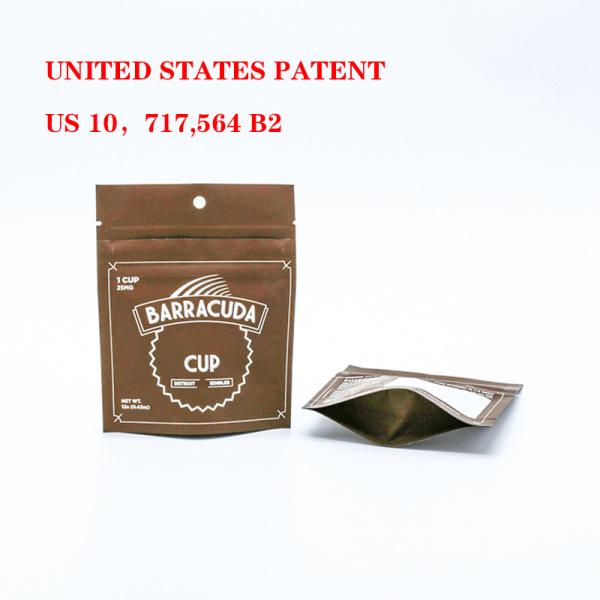 Customized Smell-Proof Child-Resistant Mylar Bags With Secure Plastic Zipper Lock For Tobacco Packaging