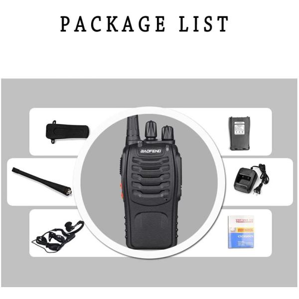Звуковые кино VHF Walkie UHF диапазона 5W на открытом воздухе безопасностью двойные