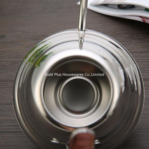 Hand Drip Vacuum Coffee Pouring Kettle Stainless Steel Tea Pot 1.8L