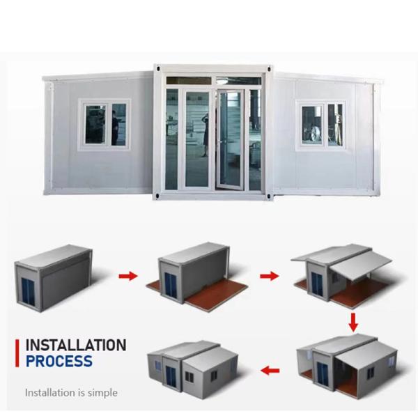 En Suite Kitchen Collapsible Container House Movable Board House Mobile House Packaging Shipping Products