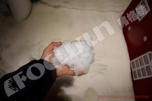 Outdoor Indoor Four Seasons Ice Snow Park Snow Scenery and 300Kg Ice Storage Capacity