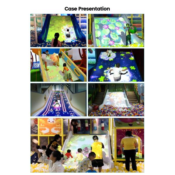 Interact Slide Game Interactive Projection Game For Shopping Mall Amusement