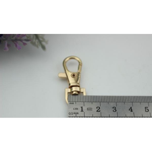 Favourable price hot products 4 color zinc alloy metal 10 mm lobster claw snap hook for sling bag