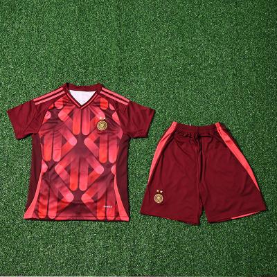 2025-26 Allemagne Away Maillots de football pour enfants légers Soutien au séchage rapide Impression sur mesure
