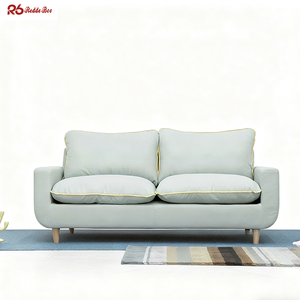 Minimalist Design Fabric Upholstered Pillows Sofa for Living Room