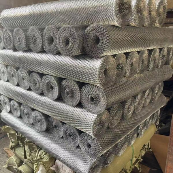Construction Industry Ss Expanded Metal Mesh / anodizing Expanded Mesh Sheets