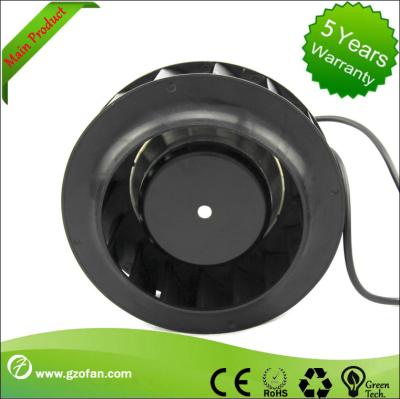 Fã centrífugo inclinado 2500RPM da eficiência elevada 24V para trás