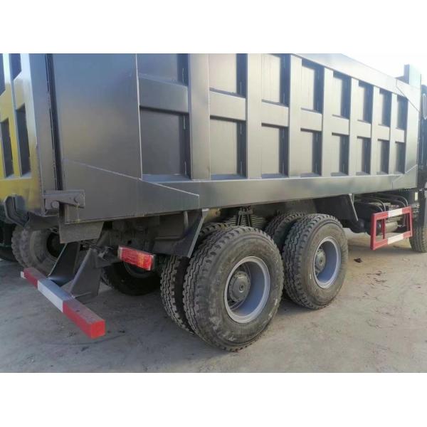 HOWO 6*4 Dump Truck Secondhand 10tires Gray Color Sinotruk 351-450hp 8500*2496*3450 mm