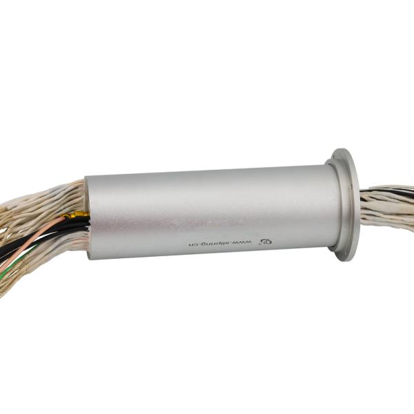 Electrical Slip Ring Integrated with HF Rotary Joint with Multiple Contacts and Customizable Housing