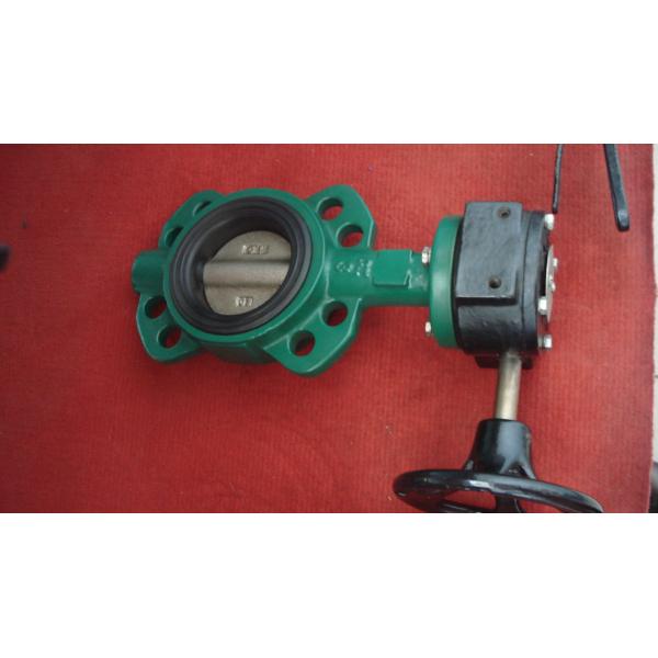 API 609 / ISO 5752 / BS5155 Standard One Shaft Without Pin Type Wafer Butterfly Valve