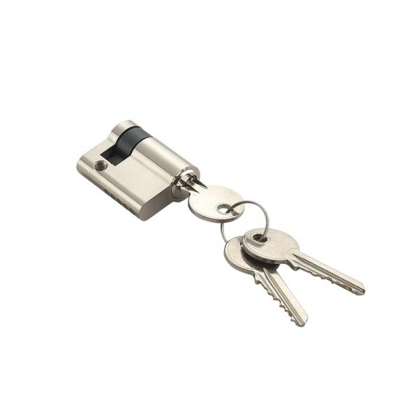 Латунный половинный замок цилиндра евро, двойной замок цилиндра 32.8×16.8×9.8Mm евро