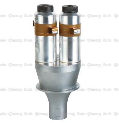 2800W oscilador ultrassônico dobro, chifre da soldadura ultrassônica para a máquina de soldadura da tela