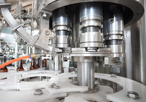 Fully Automatic Washing Filling Capping 3 In 1 Beer Filling Machine For Glass Bottle