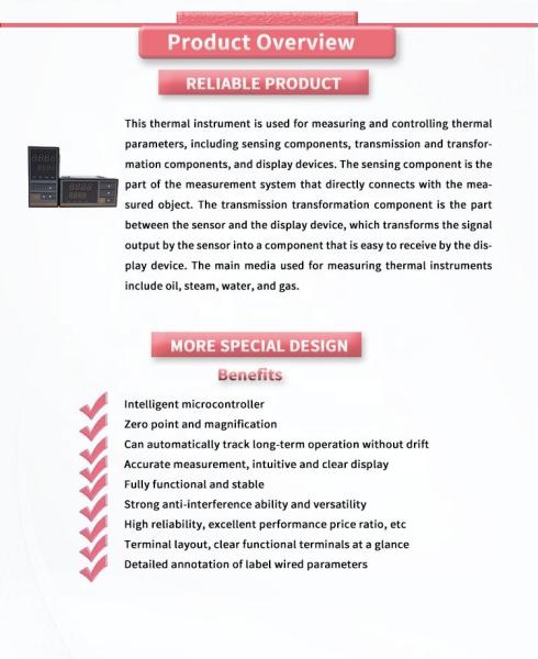 OEM Personalizado UNIVO UBSWY Single Channel Instrumento de Controle do Medidor Térmico Display de Alta Precisão