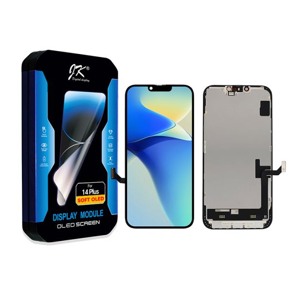 Factory Price JK Soft OLED LCD Screen Replacement with Touch Screen Digitizer for iPhone 14 Plus RoHS and CE Certified