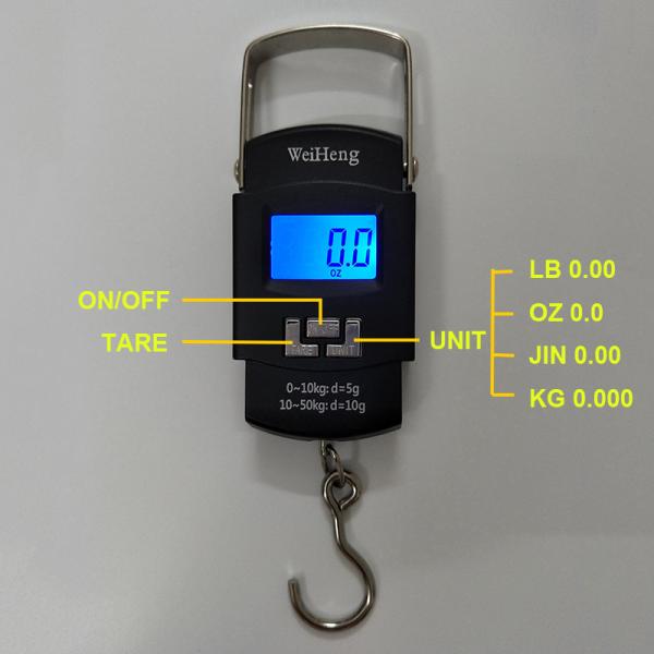 10G Division Weiheng A08 Portable Electronic Scale with kg lb oz Jin Single-point Type Health Scale Metal Bonding Point