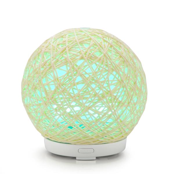 Rattan Ball USB Essential Oil Aroma Diffuser Handcrafted Portable For Home Decor