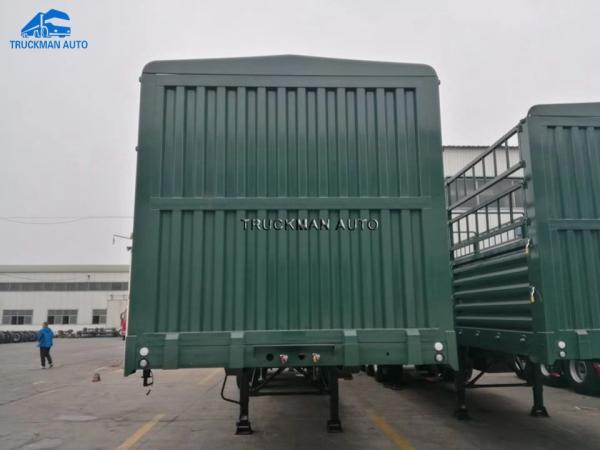 Trabalho do transporte de Semi Trailer For da cerca do leito do recipiente 50T de 20FT