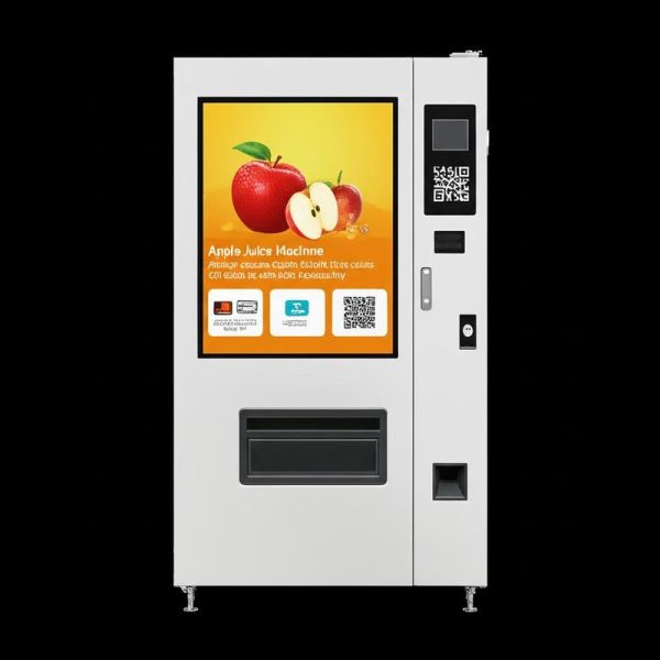 45-Second Dispensing Apple Juice Vending Machine with Ozone Sterilization and 21.6-Inch LCD Screen for Shopping Malls
