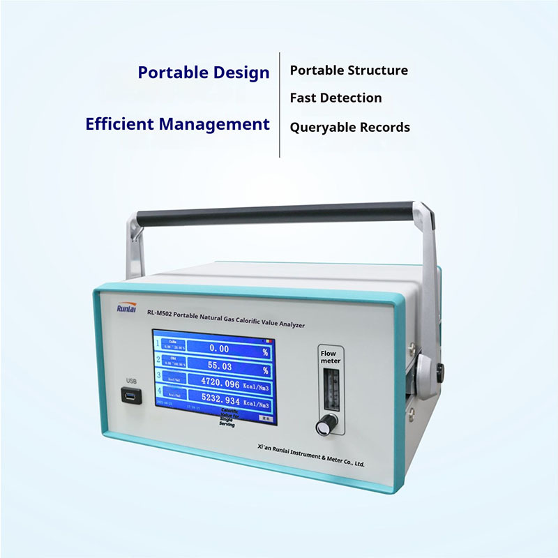 Portable Natural Gas Composition Analyzer Gas Calorimeter CO2 CH4 CnHm Dew Point Measuring Device