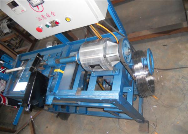 2 Working Step Wire Mesh Conveyor Belt Machine  For Deeply Bended Linked String