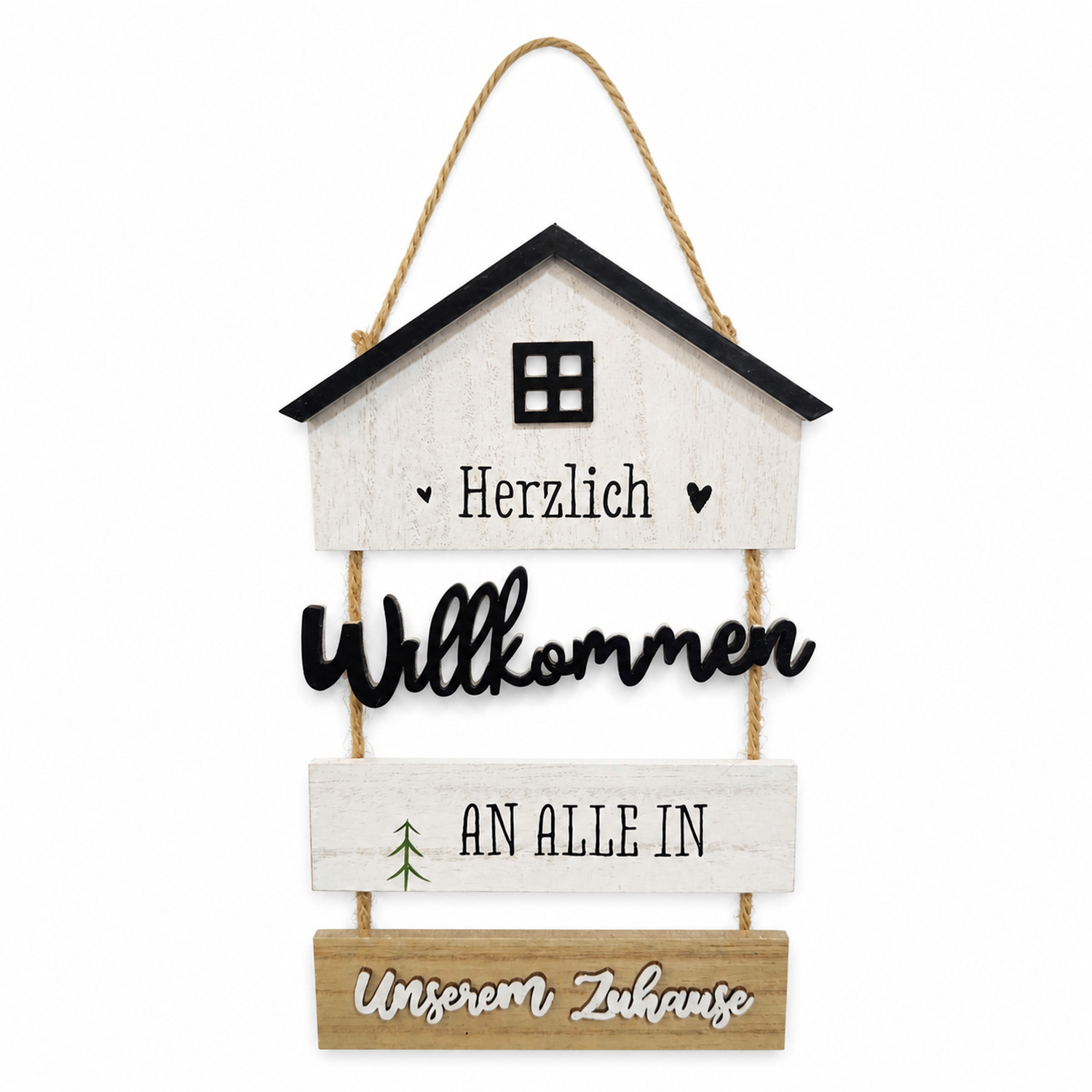 Custom German Style Wooden House Hanging Ornament Model 232