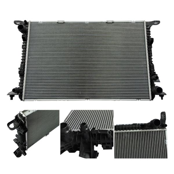 Brazed Aluminium Radiator for Audi A8 4H0121251C Cast Iron Radiator Car Radiator Tank