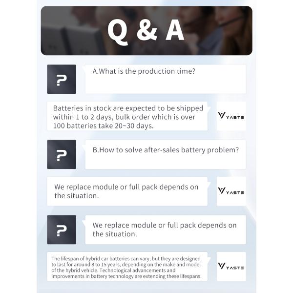 Ni-MH Prismatic Hybrid Vehicle Battery For Chevrolet Tahoe 2009~2013
