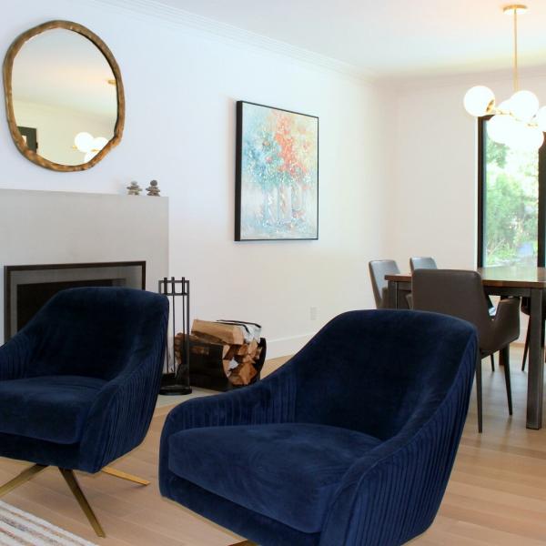 ODM Modern Swivel Chair Metal Base For Office Leisure Living Room