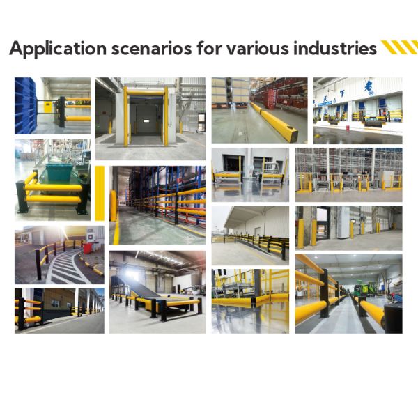 Hsj Warehouse Elevator Forklift Flexible Safety Barrier Anti Collision