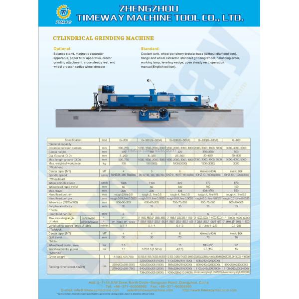 Achieve Perfectly Ground Surfaces with Our Precision Cylindrical Grinding Machine