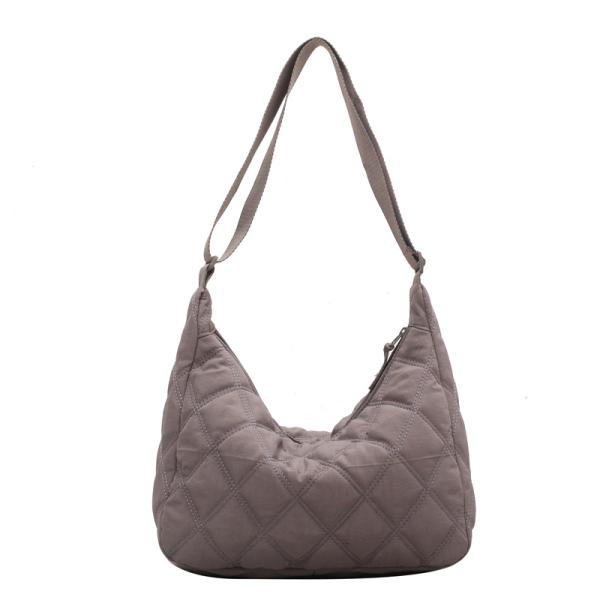 Winter messenger bag women dumpling bag lightweight small shoulder armpit  bag