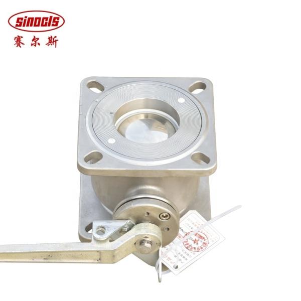 3 Inch Aluminum Alloy Square Ball Valve for Quick Release on Truck Tanker Pipeline