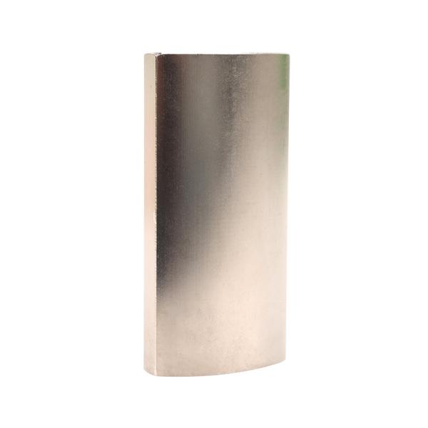 80-120°C Curie Temperature Rare Earth Magnet For Industrial And +/- 0.05mm Tolerance Arc Tile 38SH Magnet