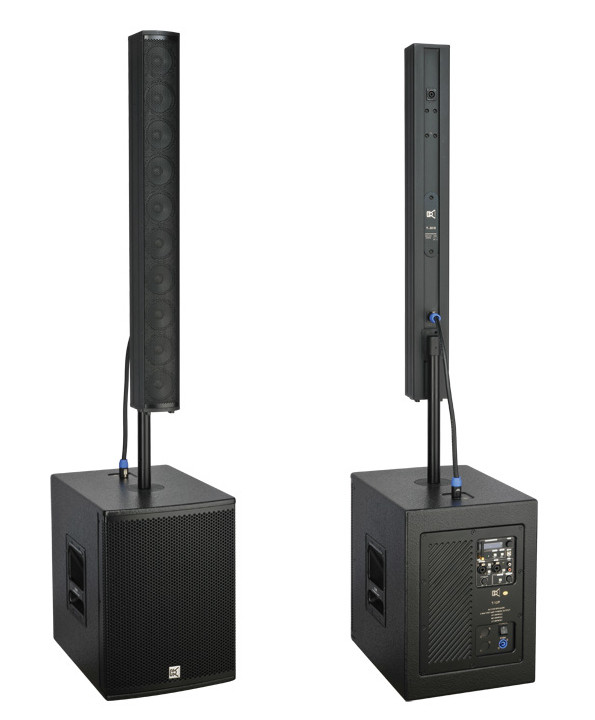 Solar Power System Powered Column Array Speakers Professional Disco Audio