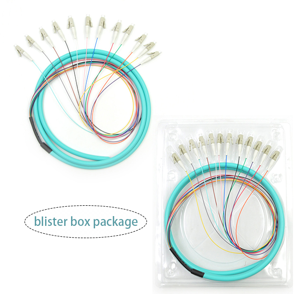 12 квадратная головка SC UPC кабеля OM3 отрезка провода волокна прыгуна волокна ядров оптически